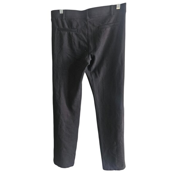 Betabrand Black Ponte Wrinkle Resistant Trouser Pant - Picture 2 of 5